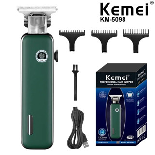 Aparador De Cabelo Profissional Para Barbeiro Kemei 5098