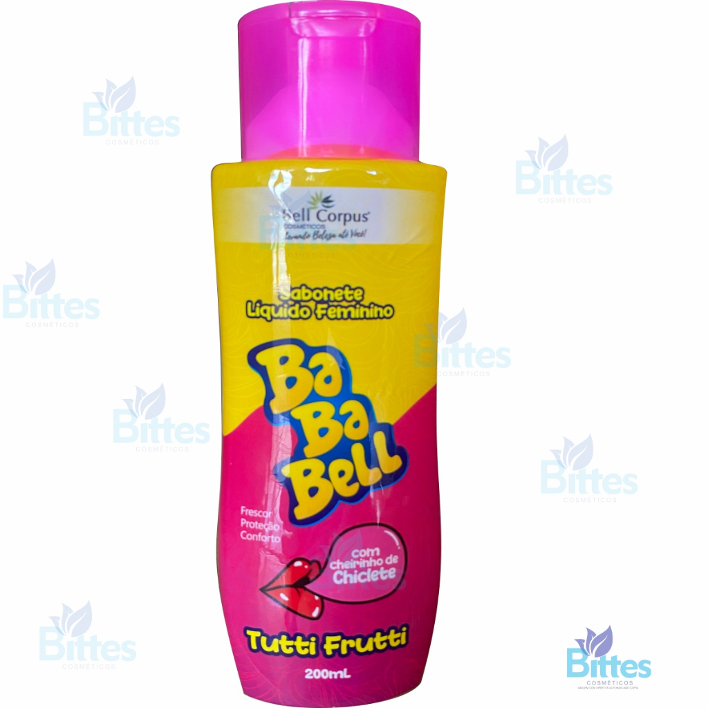 SABONETE ÍNTIMO BABABELL TUTTI FRUTTI BELL CORPUS 200 ML em Oferta na Shopee