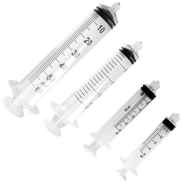 Kit Seringa Descartável sem Agulha - Diversos tamanhos 10 UN.