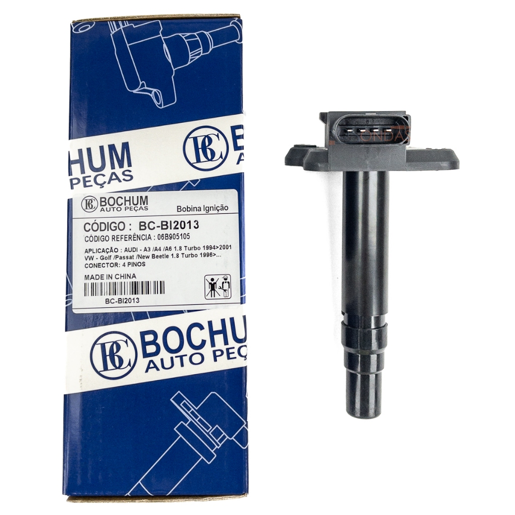 Bobina Ignição Audi A3 A4 A6 TT 1.8T 2.7 / VW Golf 1.8T 1999 à 2003 06b905115e -  BCBI2013 / 06B905115B / 06B905115E / 06B905105 / 06B905115 / BI0037MM / CM11201 / CM1T201 / ARB2063 / U5022 em Oferta na Shopee