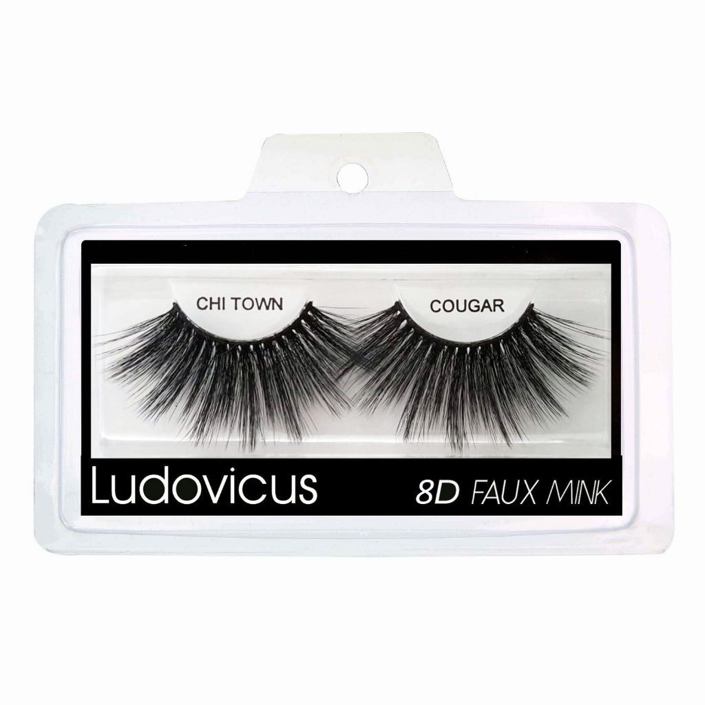 Cílios Postiços Drag 8D Ludovicus Faux Mink