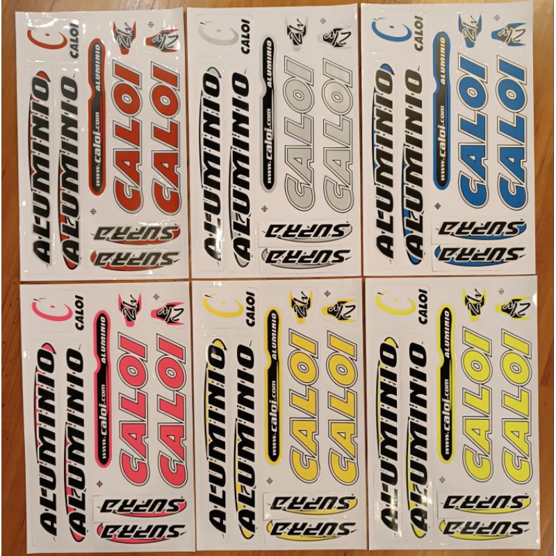Adesivo Bicicleta Caloi Supra Aluminio 21v Bike em Oferta na Shopee