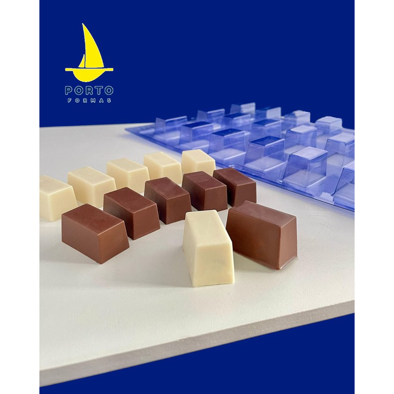 KIT Forma Profissional para chocolate c/ silicone bombom BIS  Porto P226// em Oferta na Shopee
