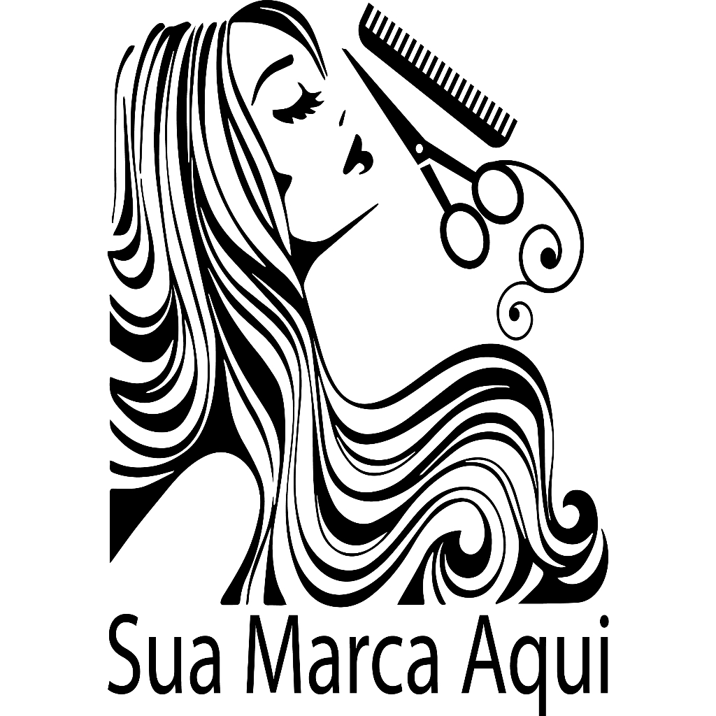 Adesivo Salão Cabeleireira 70x100cm - LEIA TODO ANÚNCIO - barato salão cabelo escova decoração parede beleza mulher