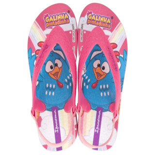 Chinelo Infantil Ipanema Baby Galinha Pintadinha Rosa Com Elástico