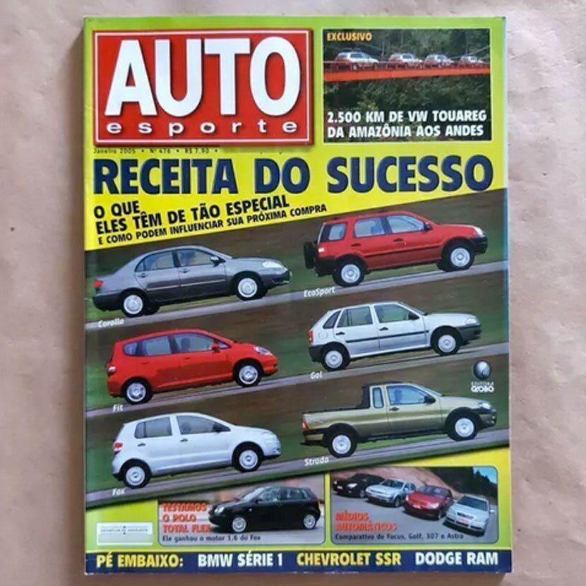 Revista Auto Esporte 476 Jan2005 Receita Do Sucesso Touareg