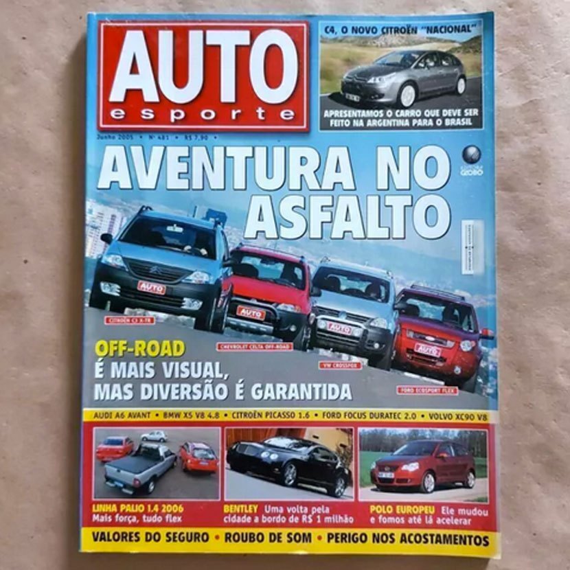 Revista Auto Esporte N481 Jun2005 Aventura No Asfalto / Audi