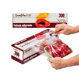 Filme PVC 28cm X 300 Metros - Filme de PVC - COM LÂMINA DE CORTE