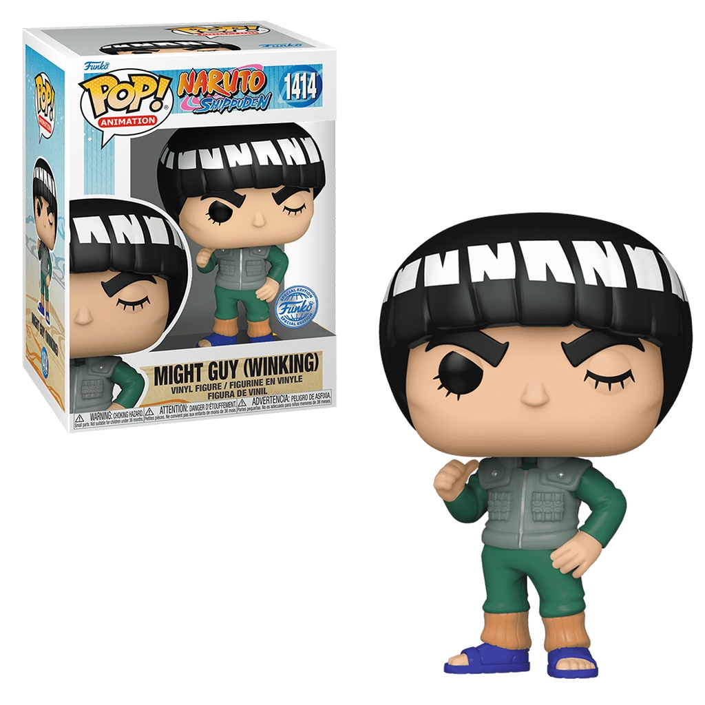 FUNKO POP ANIMATION NARUTO SHIPPUDEN EXCLUSIVE - MIGHT GUY 1414 NOVO ORIGINAL em Oferta na Shopee