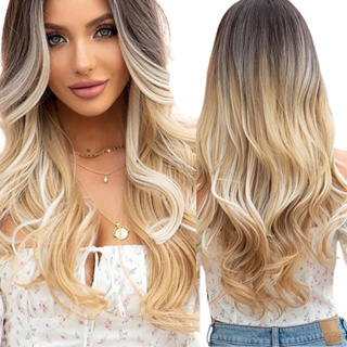 Peruca Wig Bio Orgânica Identico Ao Humano Ondulada + Touca em Oferta na Shopee