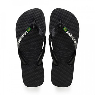 CHINELO HAVAIANAS TOP BRASIL LOG PRETO ORIGINAL