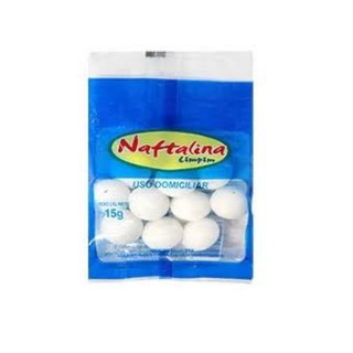 Kit 2 Pacotes de Naftalina Espanta Baratas