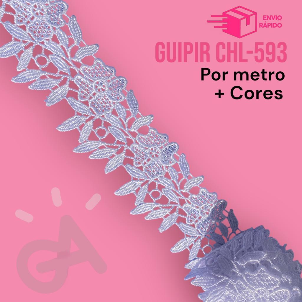 Renda Guipir CHL-593 - Tecido - 5cm - Por metro
