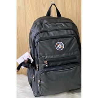 Mochila Grande Metalizada Kipling.