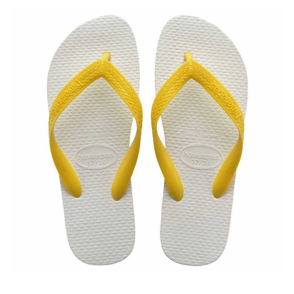 Chinelo Masculino Feminino Havaianas Tradicional Original Clássica Amarelo em Oferta na Shopee