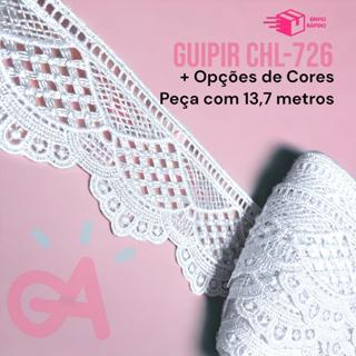 Renda Guipir CHL-726 - Tecido - 5,8cm - Peça com 13,7 metros