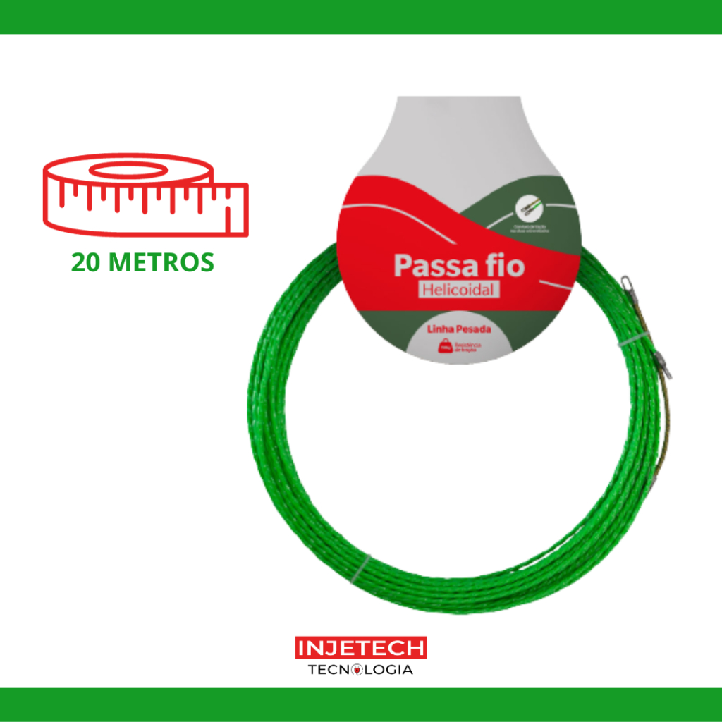 Sonda Passa Fioverde 20m Helicoidal em Oferta na Shopee