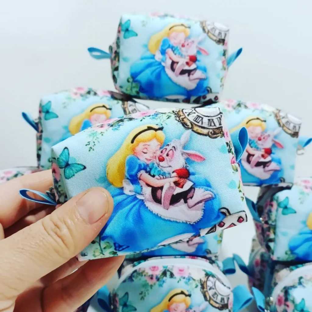 Porta Moeda Box Alice no País das Maravilhas Lembrancinha de Festa de Aniversário c/10 em Oferta na Shopee