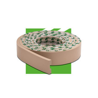 Perfil de Acabamento Painel Ripado Laminado de EVA | Cor Creme | Linha Play Plus em Oferta na Shopee