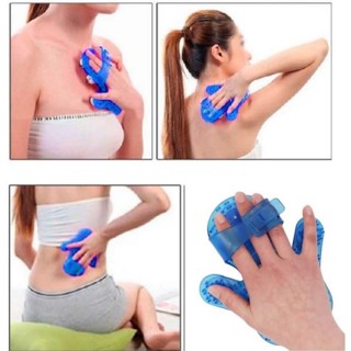 Luva Esfera Massageadora Corporal 9 Bolas De Aço Relaxa Alivia Dores