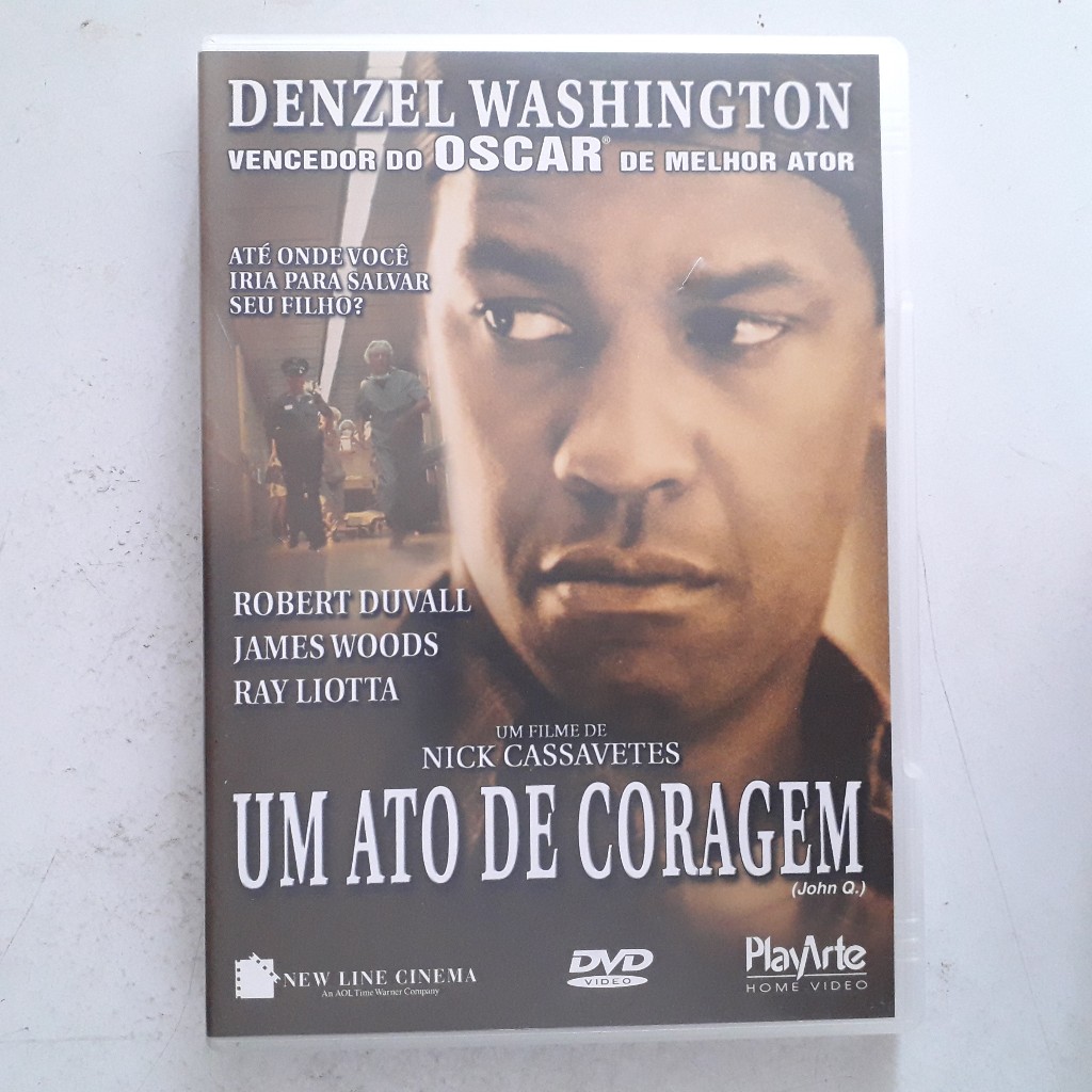 DVD Um Ato De Coragem - Denzel Washington - Robert Duvall - Nick Cassavetes