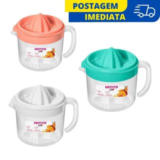 Espremedor De Laranja Limão Manual Frutas Jarra 1020 Ml BPA Free