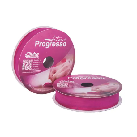 Fita Voal com Cetim Progresso 15mm nº3 - 10m Cor 303 - 01 unidade