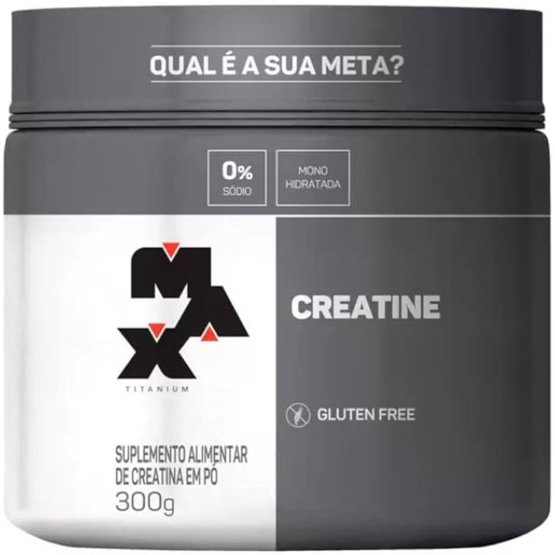 Creatina 300g - Max titanium - monohidratada