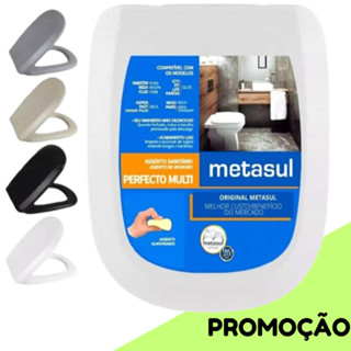 Assento Sanitário Almofadado Basico Retangular Icasa Sabatini 6LPF