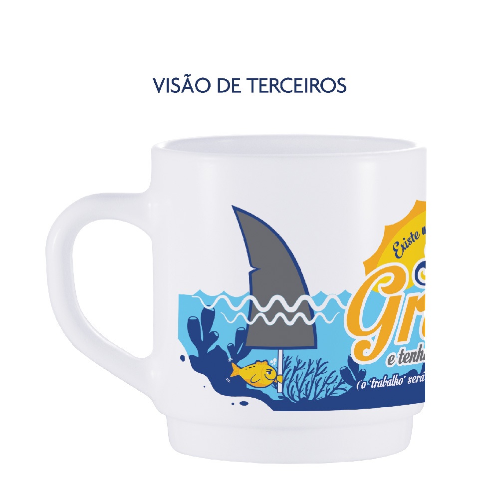 Caneca com Frases MUG Motivacional Sonhe 310ml - Home & Living