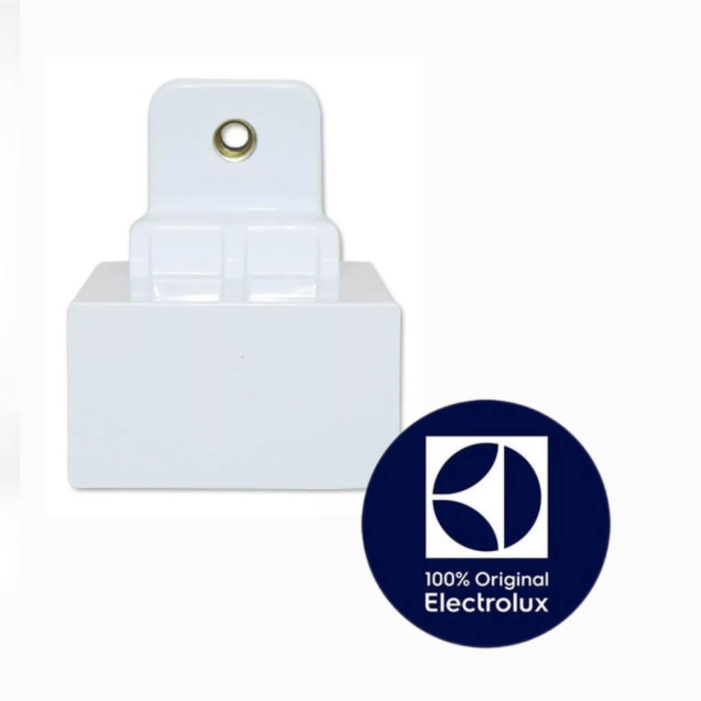 SUPORTE PUXADOR SUPERIOR BRANCO REFRIGERADOR ELECTROLUX ORIGINAL - DF36A - DFN42