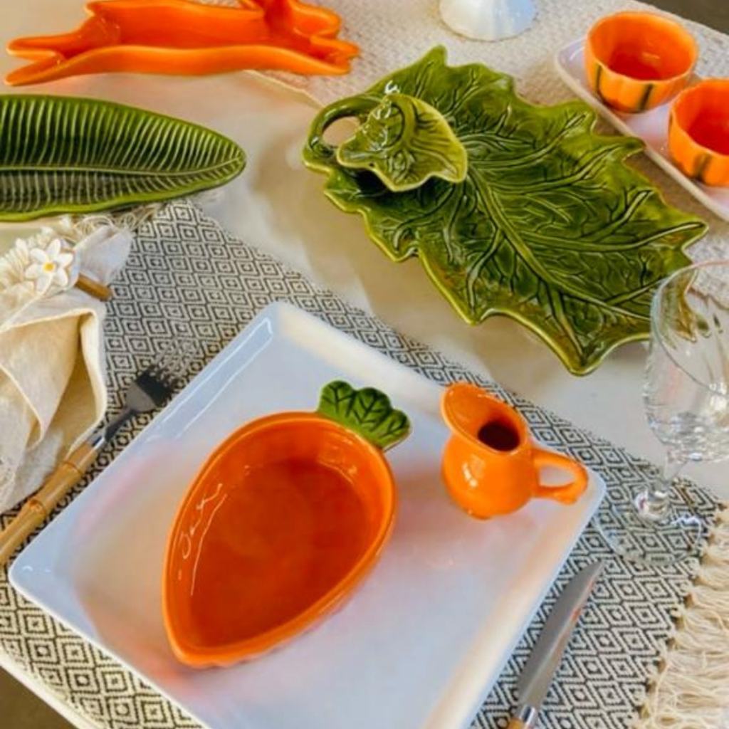 Detalhes do Bowl Cumbuca Cenoura De Cerâmica Louça Decoração Coelho Páscoa Molhos Geleias Pimenta Rústicos