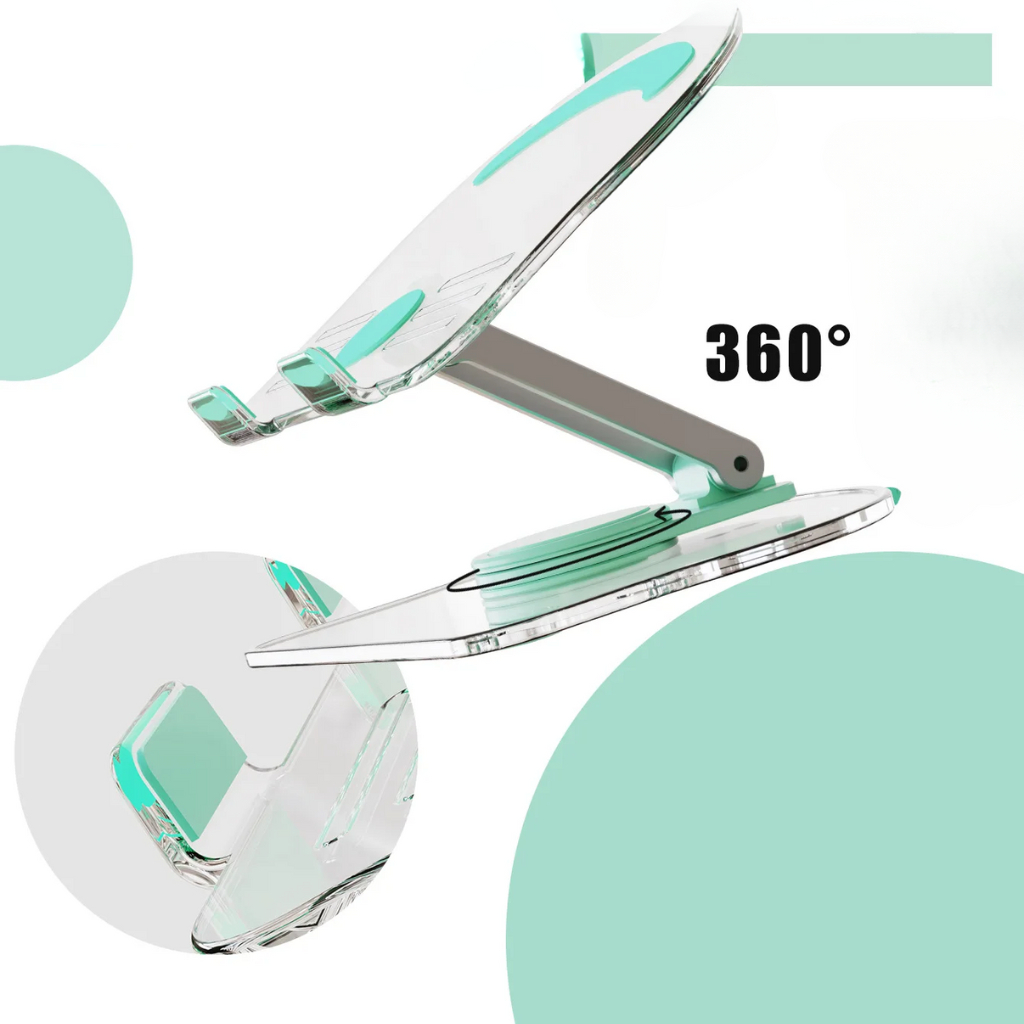 Suporte Ergonômico Para Tablets/Celulares/Notebooks Resistente e Prático Para o Seu Trabalho