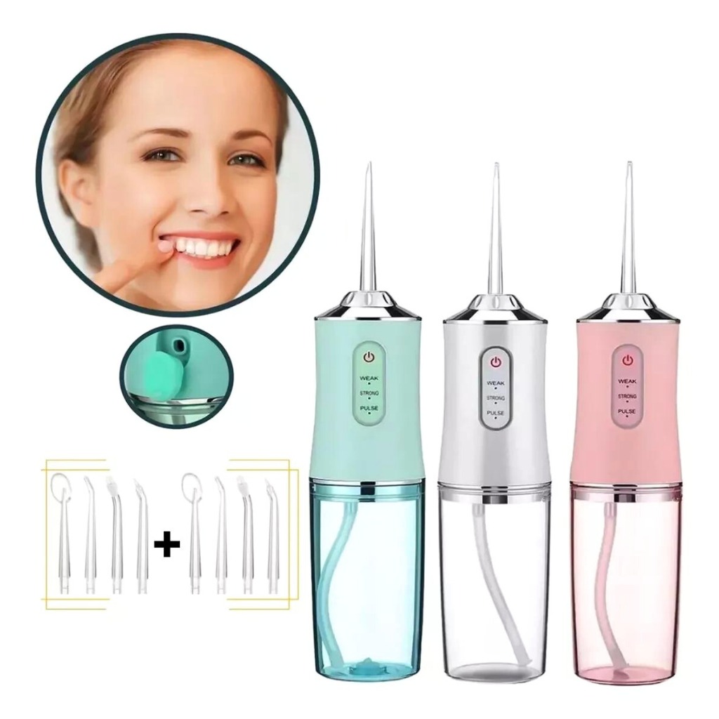 Jato D Água Limpador Irrigador Bucal Dental Dentes E Gengiva