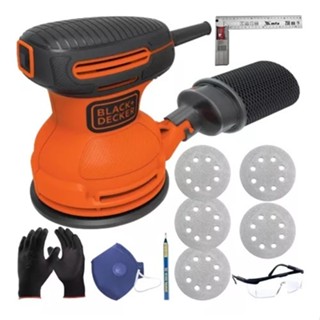 Lixadeira Elétrica Roto Orbital Bdero100 220v + Disco E Kit