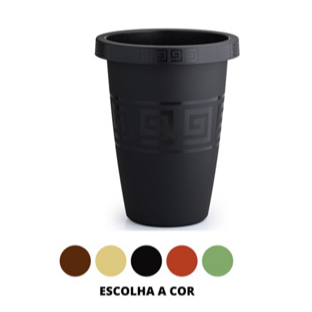 Kit 10 Vasos 5 Lts Reforçados Plástico Jardim Plantas Artificias Da Casa Temperos Mudas Hortas