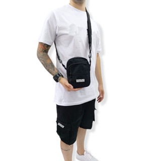 Kit Bermuda Cargo Corta Vento Verão Masculina + Shoulder Bag