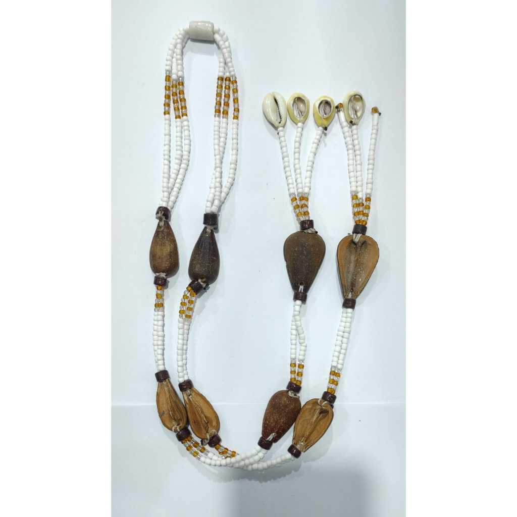 Opelê Ifá - Branco com Dourado