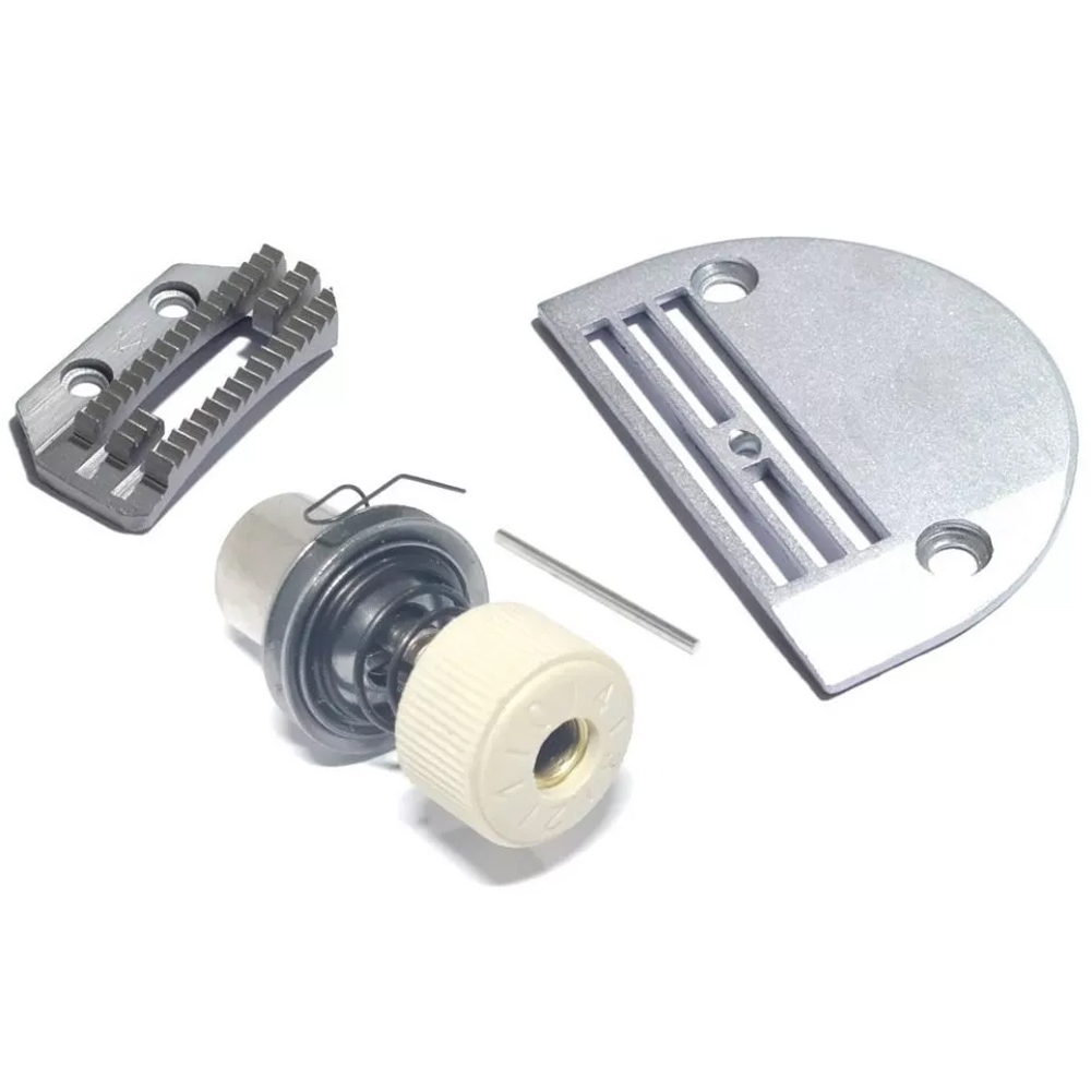 Kit Pesado Chapa Dente 4 Carreiras Tensor Reta Industrial
