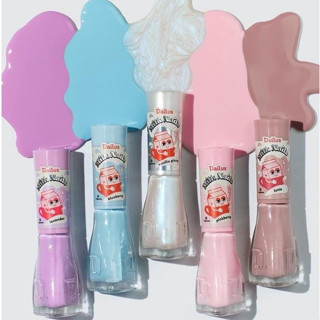 Kit Esmaltes Dailus Coleção Nova Milk Nails c/ 5 cores