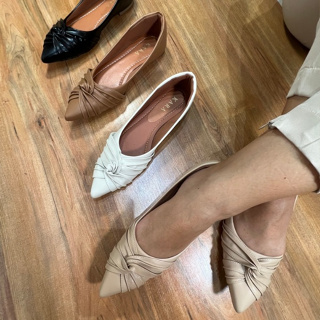 Sapatilha Feminina Bico Fino Varias Cores Mega Confortável em Oferta na Shopee