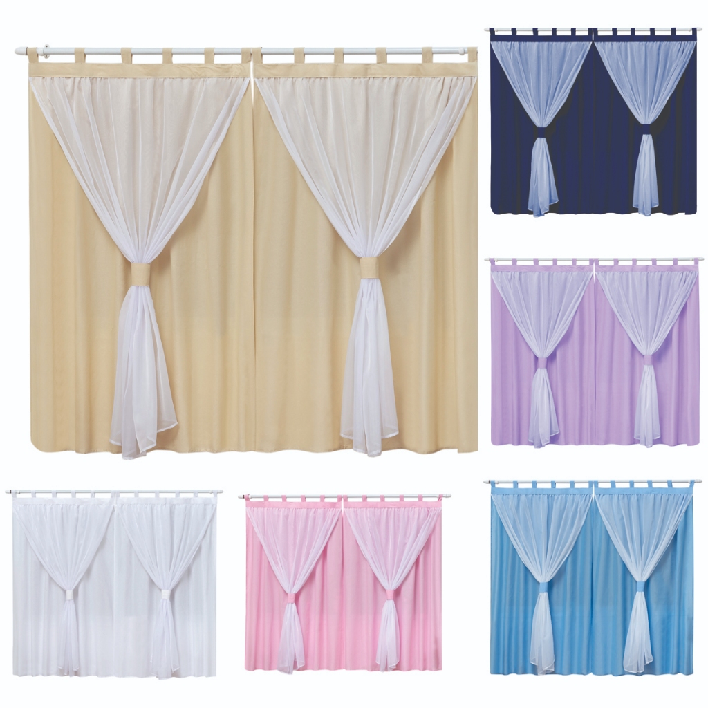 Cortina Infantil Quarto Bebê 2,00x1,70 Slim Menino Menina Vários Modelos Enxoval Presente Imperial Chuva de Amor