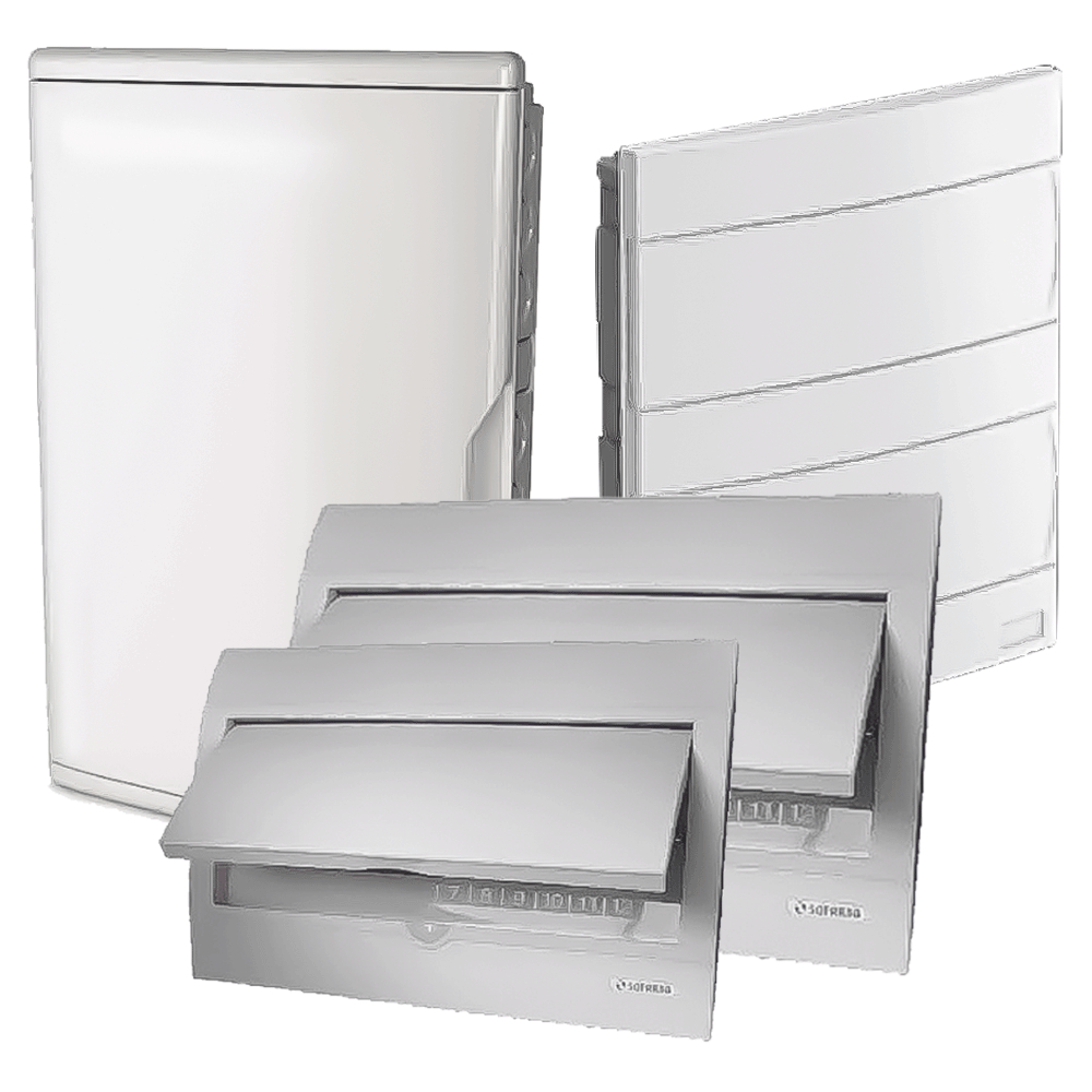 Quadro De Distribuição De Energia Para Disjuntores Monofásicos Bifásicos Vários Tamanhos E Modelos em Oferta na Shopee