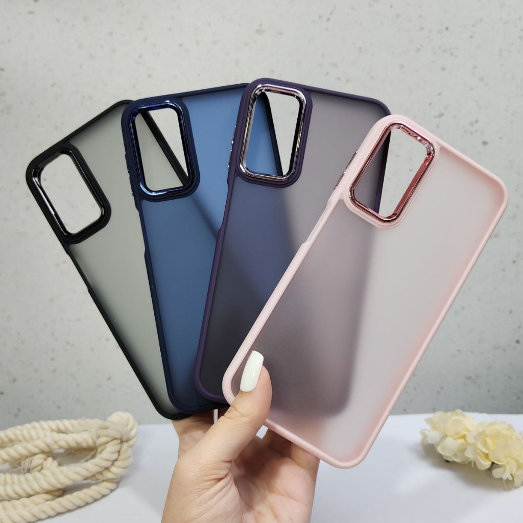 Capa Space Fosca Para Samsung Galaxy M14 5G Borda Metálica