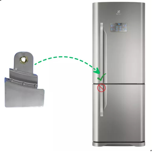 Suporte Do Puxador Da Porta Geladeira Electrolux Db53x Dt52x