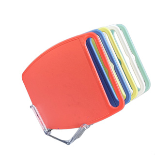 Kit Com 5 Tabuas De Cozinha Com Suporte Cristal 5 Cores Diferentes Tabua Carne Legumes em Oferta na Shopee