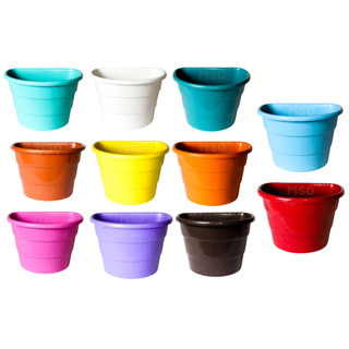 Kit 3 Vasos Plástico de Parede 3 L Decoração para Casa Arandela Jardim Vertical Para Suculentas Flores e Plantas