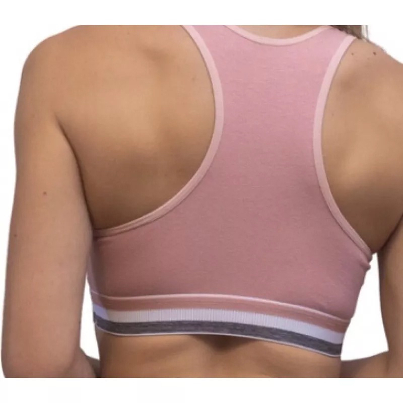 01 Top Nadador Microfibra Forrado Topper Algodão Adulto Para Academia Yoga Pilates Sutiã Feminino Adulto Juvenil Malha em Oferta na Shopee