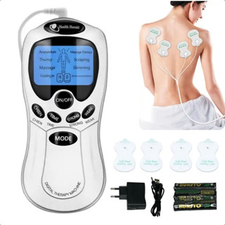 Aparelho Massageador Digital com 4 Eletrodos e 8 Tipos de Massagem