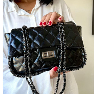 Bolsas Femininas De Ombro Bolsa Branca Dourada Prata De Festa No Metalassê Com Alça De Corrente